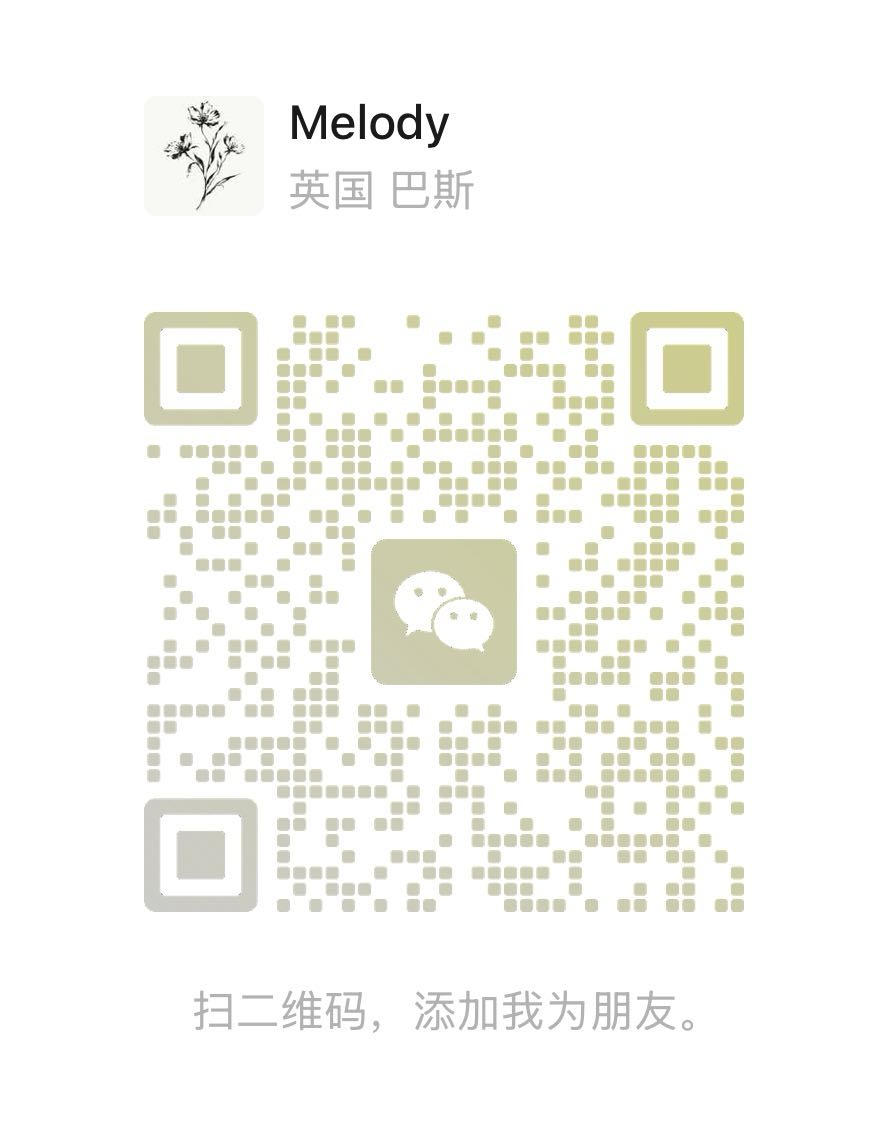 Melody 的微信联系二维码